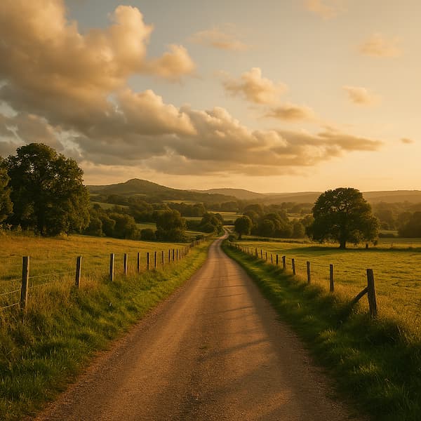 Country Roads jigsaw puzzle preview